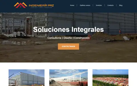 Homepage of Ingeniería Paz