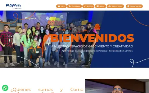 Homepage of PlayWay Learning