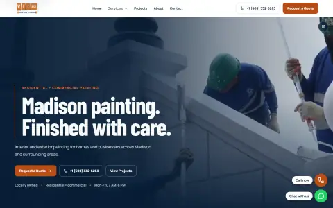 Homepage of Wil & Co. Painting